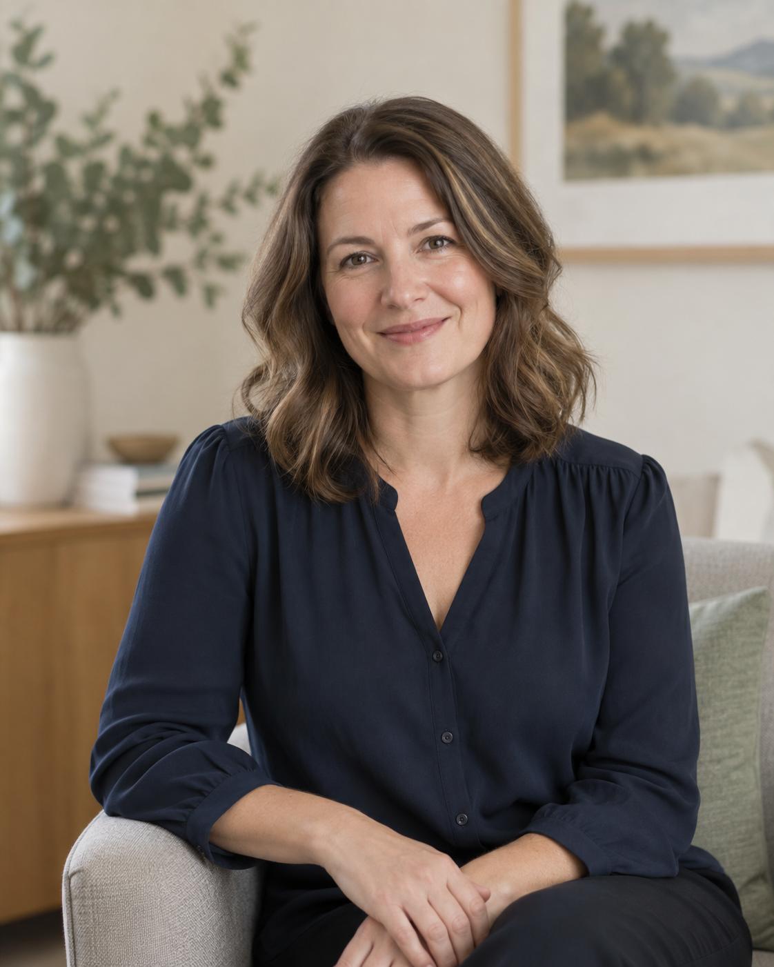 Illustrative counsellor portrait